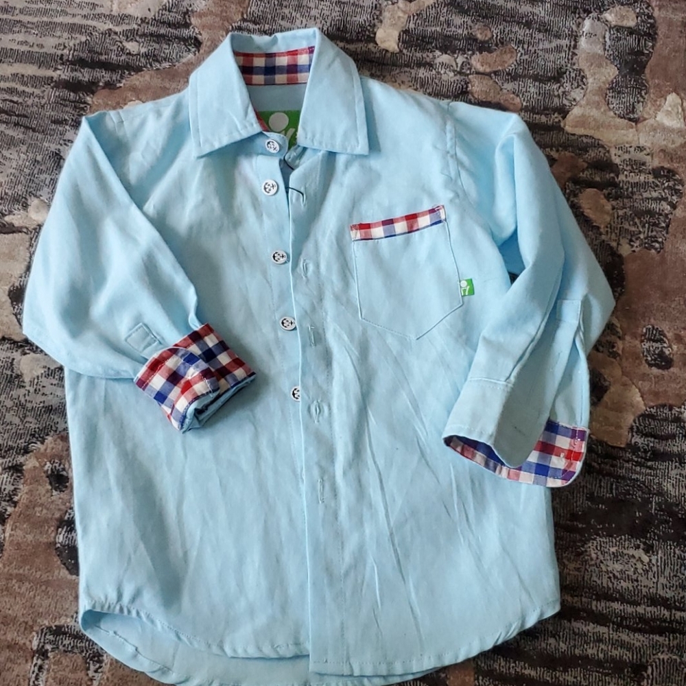 NWT boys button down shirt